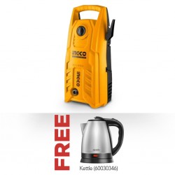 Ingco HPWR14008 130Bars High Pressure Cleaner & Free Decakila Kettle