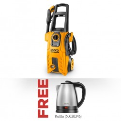 Ingco HPWR18008 150Bars High Pressure Cleaner & Free Decakila Kettle