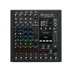 Mackie 2051990-01 Onyx8 8-Channel Mixer Analog Premium With Multi-Track Eu