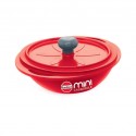 Hawkins MCRR75 0.75L Round Die Cast Red Non Stick Mini Ceramic Casserole With Ceramic Lid