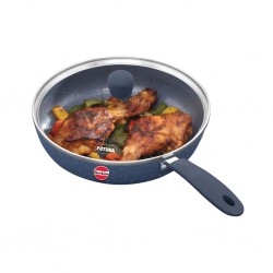 Hawkins ICF24G 24cm IC Ceramic Frying Pan With Glass Lid