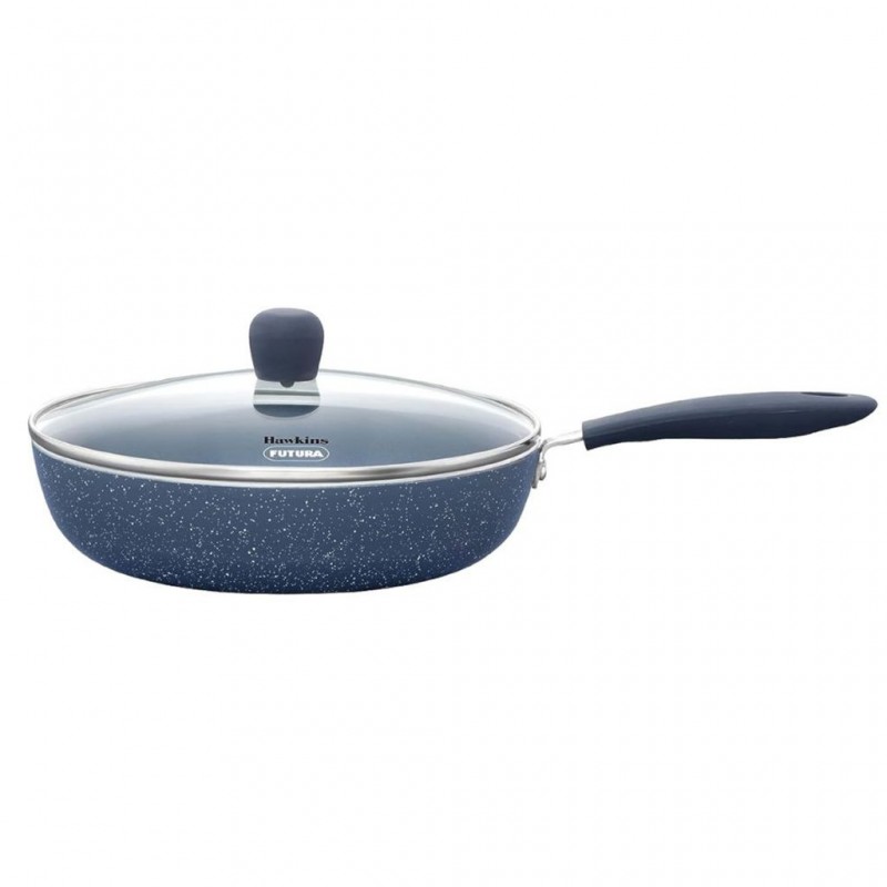 Hawkins ICF24G 24cm IC Ceramic Frying Pan With Glass Lid