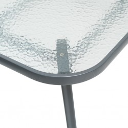 Coastline Rectangle Glass Table