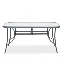 Coastline Rectangle Glass Table