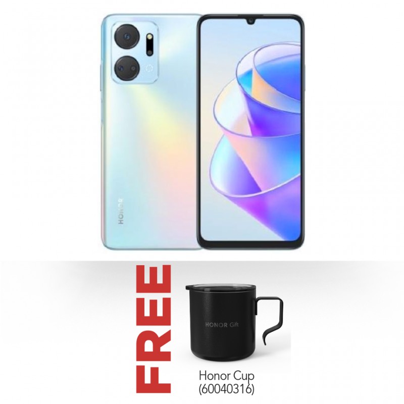 HONOR X7a Titanium Silver & Free Honor Cup