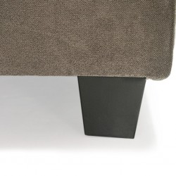 Bella Sofa Corner + Ottoman Brown Col Fabrics