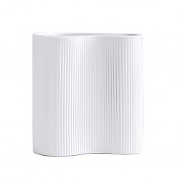 Vase Ceramic 14x26.5H cm White