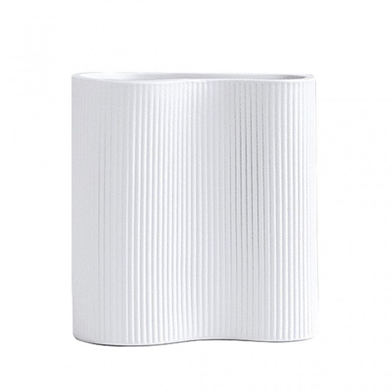 Vase Ceramic 14x26.5H cm White