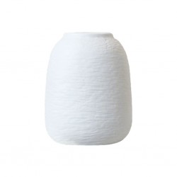 Vase Ceramic 5.5x10x14.5H cm White