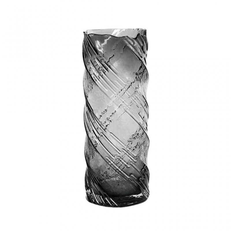 Vase Glass 9.5x9.5x25.5cm