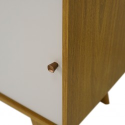 Aurum Low TV Cabinet Nature/Off White