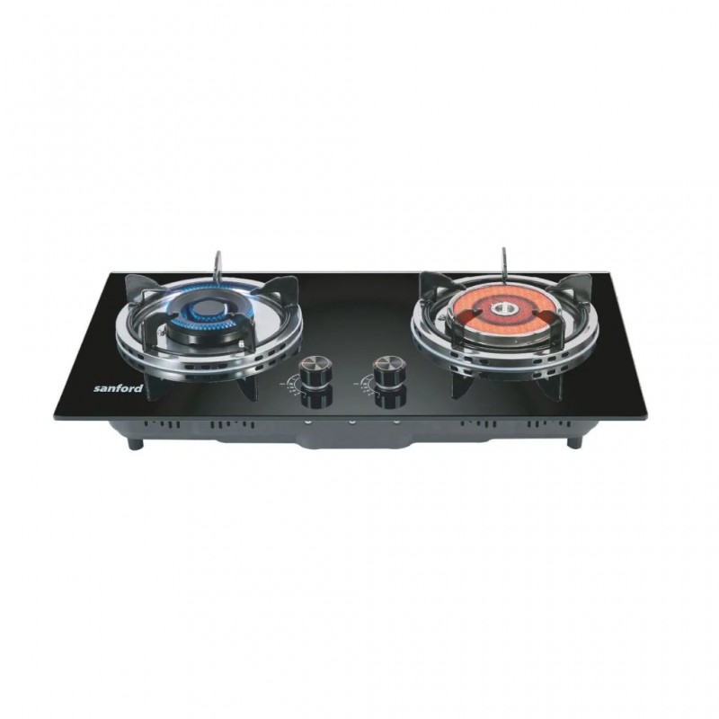 Sanford SF5405IGC One InfraRed + One Gas Burner 2YW - Glass Sanford SF5405IGC One InfraRed + One Gas Burner 2YW - Glass