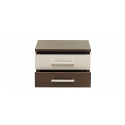 Miami Bedroom Set 180x200 cm Imbuia/Off White