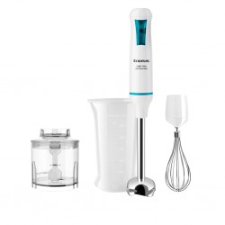 Taurus Robot 750 Easy Plus Inox 750W Hand Blender With Chopper jar, Whisk & Measuring Cup- 916402000