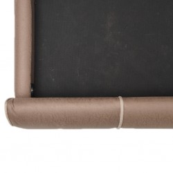 Blaydon Bed 180x200 cm & Bolster Velvet Beige
