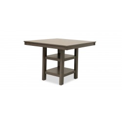 Marcella High Table And 4 High Chairs Rubber Wood Veneer