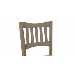 Marcella High Table And 4 High Chairs Rubber Wood Veneer