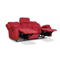 Sabella Recliner 3+2 Fabric Cranberry