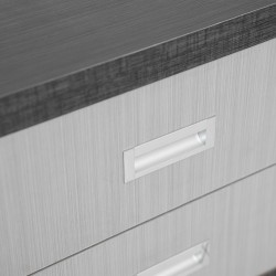 Elegancia Night Table Dark Shadow & Ash Shadow