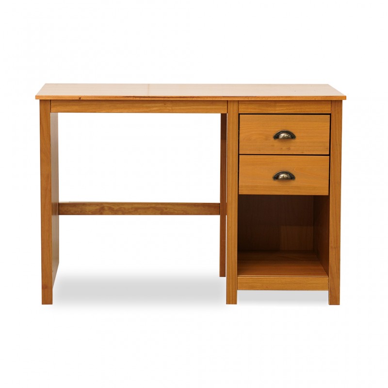 Topazio Desk With 2 Drawers Freijo/Solid Wood