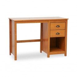 Topazio Desk With 2 Drawers Freijo/Solid Wood