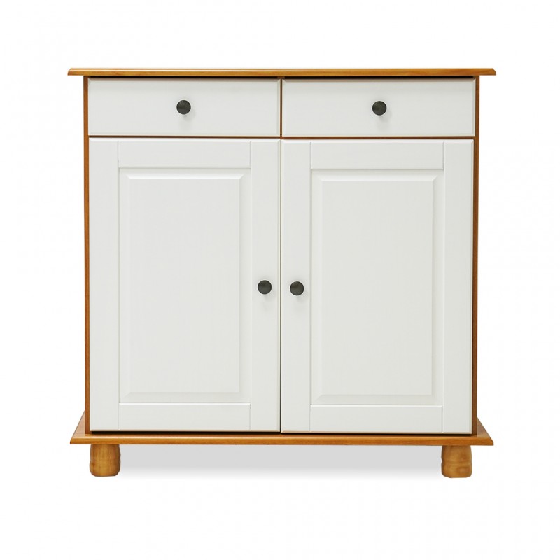 Rubi Buffet 2 Doors & 2 Drawers Teak/Off White Rubi Buffet 2 Doors & 2 Drawers Teak/Off White