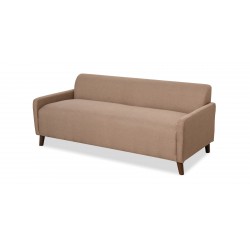Asana Sofa 3+2+Armless Chair Brown Fabric