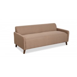 Asana Sofa 3+2+Armless Chair Brown Fabric