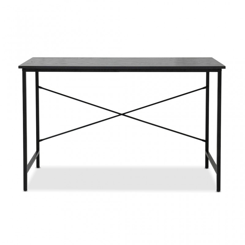 Aza Office Desk Black Metal Legs