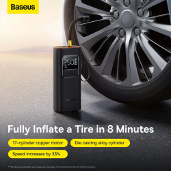 Baseus Supermini Pro Wireless Car Inflator Black C11159300111-00