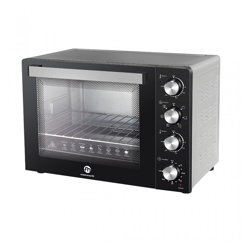 Mammouth EO600CRD 60L S/Steel Electric Oven With Double Glass Door, Rotisserie & Convection