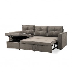 Conrad Pull Out Sofabed LHF Chair W/Storage