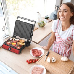 Westinghouse WKCG907RD Retro Red Contact Grill