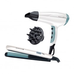Remington S8500GP Shine Therapy (D5216+S8500) Gift Set - Hair Dryer + Straightener RM302