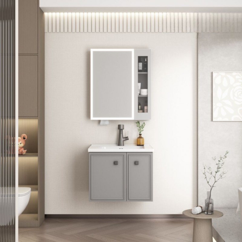 Bathroom Cabinet With 2 Doors & Mirror Sensor Switch - Ref 2252-60