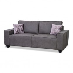 Hunter Sofa 3 Seater In Grey Fabric