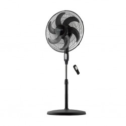Air Monster S1860-R MG 18" Oscillating Silence Stand Fan With Remote Control 6-Wing Blade