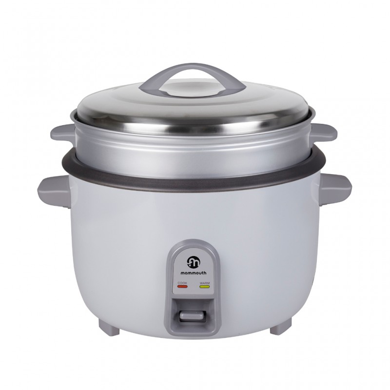 Mammouth RC560S 5.6L Silver Rice Cooker With Steamer & Stainless Steel Lid