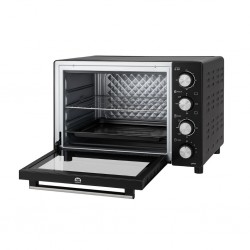 Mammouth EO1000CRD 100L Black Electric Oven With Double Glass Door, Rotisserie & Convection