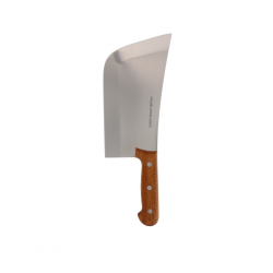 Pradel 22cm Rounded Blade Cleaver 3 Rivets Wooden Handle - PCOT502051 "O"