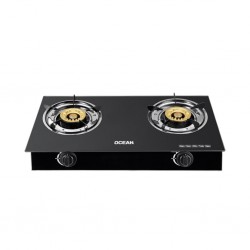 Ocean OCTGSL2FPROBG 2 Burners Black Glass TableTop 2YW Gas Stove