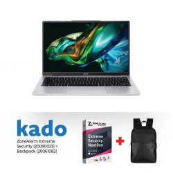 HP 15 Core i3-1315U Natural Silver B1AL2EA & Free Volkano Panama Laptop Backpack + ZoneAlarm Extreme Security