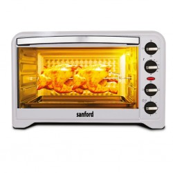 Sanford SF5620EO 48L 2YW Silver Electric Oven With Grill, Rotisserie + Convection Function