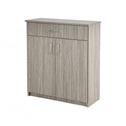 Zephyr Shoe Rack In Melamine MDF Mistrale Grey