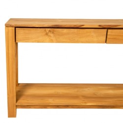 Nelson Console Table Natural Teak