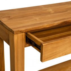 Nelson Console Table Natural Teak