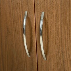 Brazilia Wardrobe 4 Doors Dark Teak Hydrofuge Particle Board