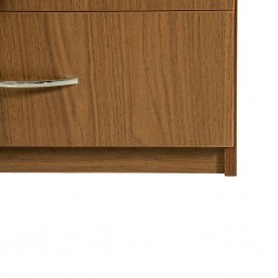 Brazilia Chest of Drawers With Mirror Dark Teak Hydrofuge Particle Board