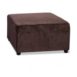 Tola Corner LHF Chaise+2S Armless+Otto Fabric Brown