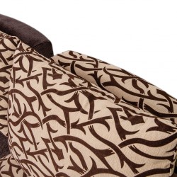 Tola Corner LHF Chaise+2S Armless+Otto Fabric Brown